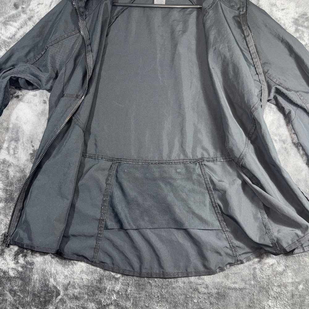 Champion C9 Womens Duo Dry Running Jacket Black Large D9122-A1WZ Full Zip Mesh - Picture 3 of 11